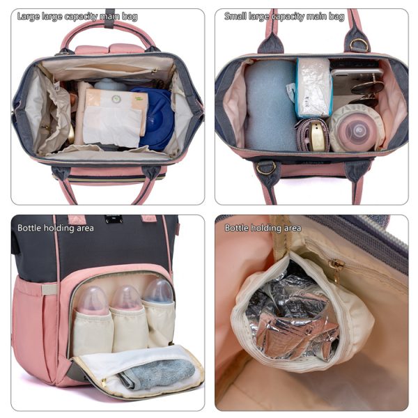 5 pièces en 1 ensemble luxe bébé sac à couches lit